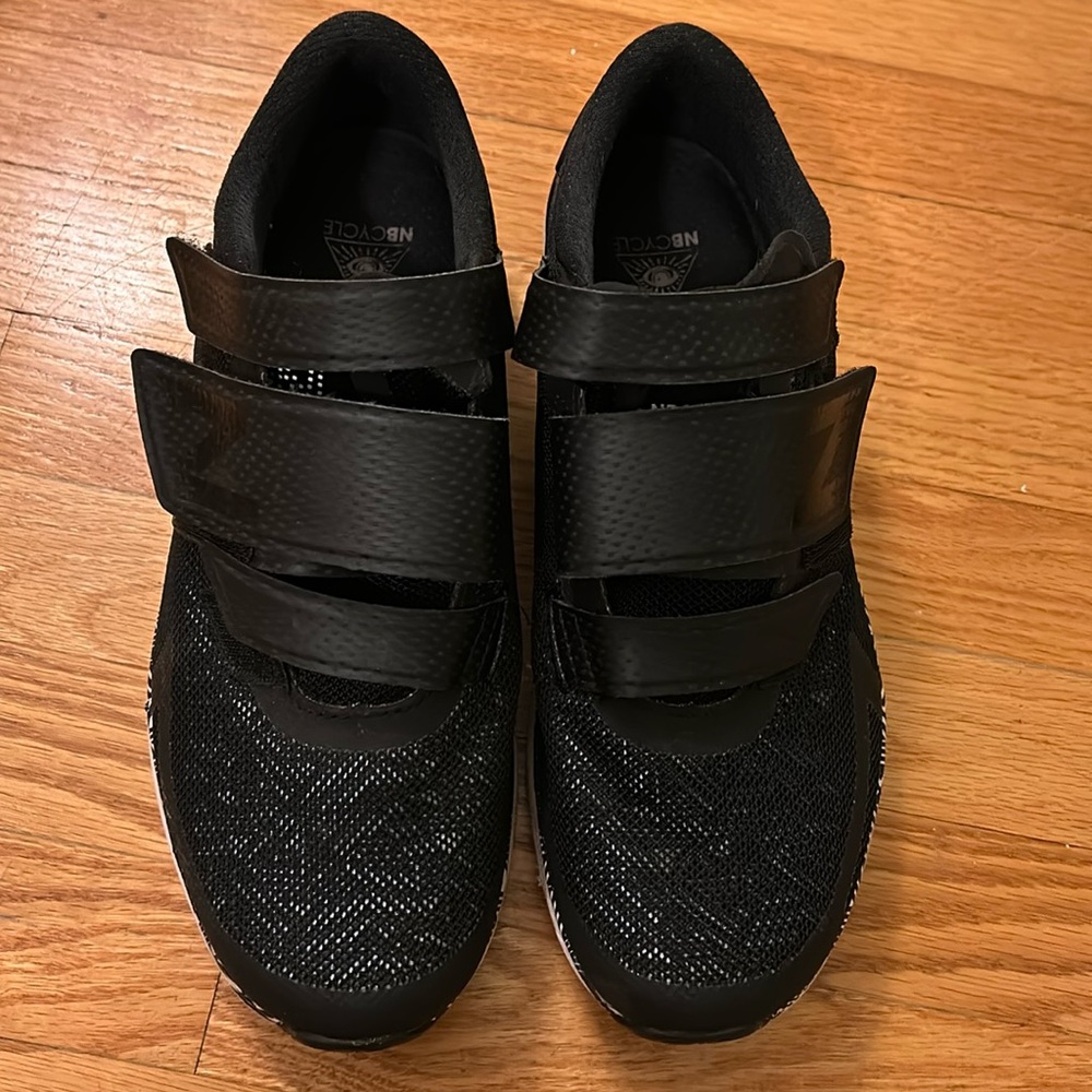 New Balance Black Athletic Shoes with Hook-and-Loop Straps